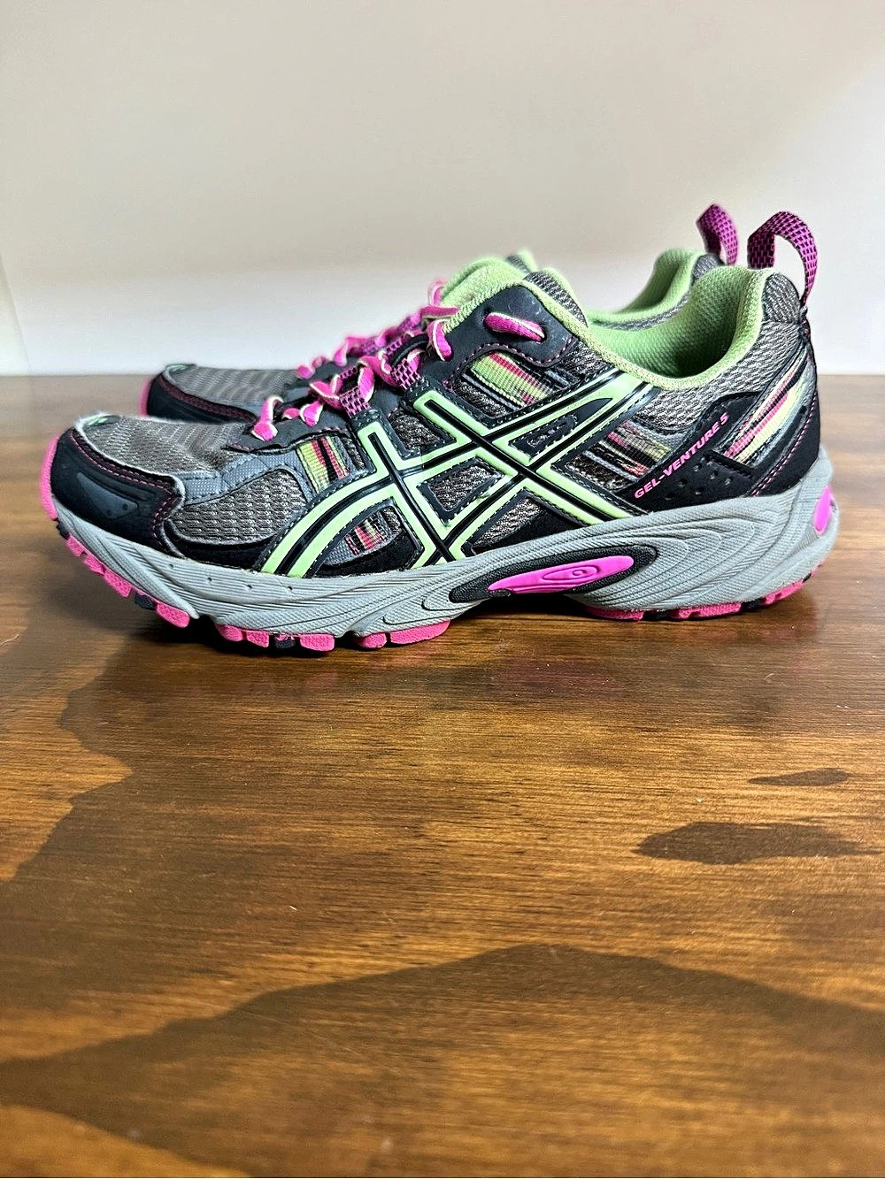 ASICS Gel Venture 5 Women’s Trail Running Shoes Size 7 NO SOLES